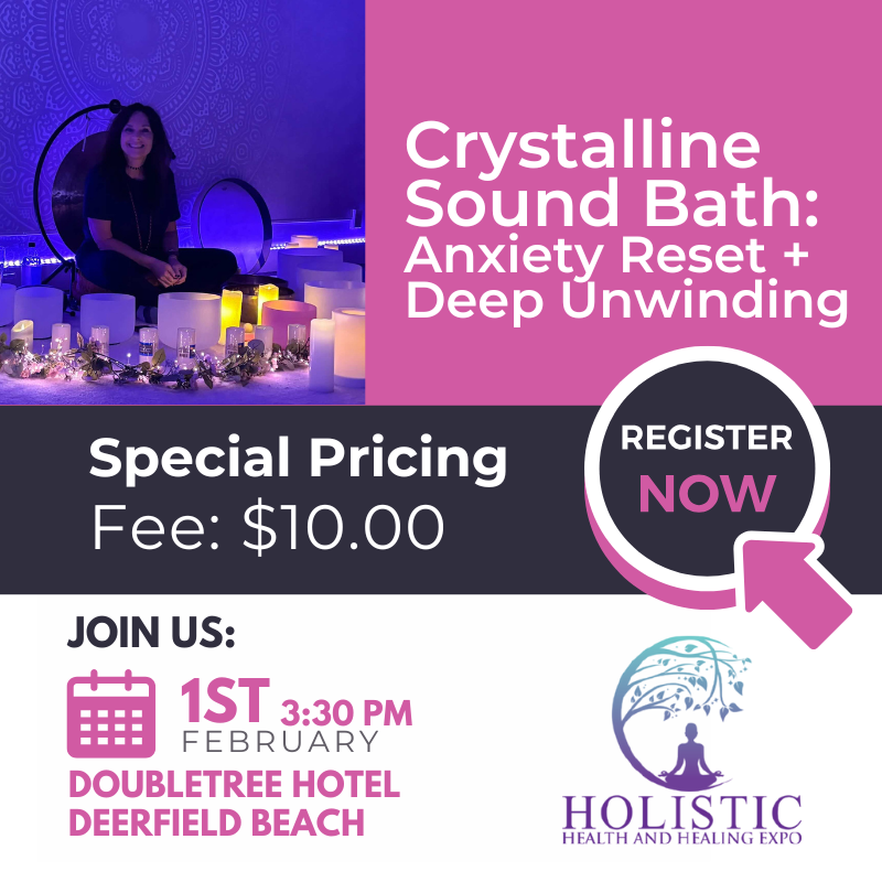 Crystalline Sound Bath: Anxiety Reset + Deep Unwinding